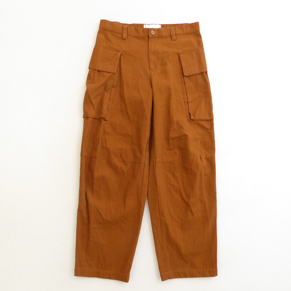 BDG Surplus High Waisted Cargo Pants Rust Orange Brown Cotton Size 30